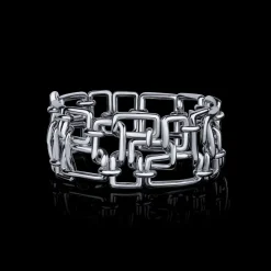 Affinity 3 Row Woven Bracelet