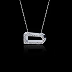 Alphabet Diamond Necklace