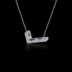 Alphabet Diamond Necklace