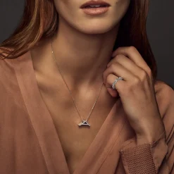Alphabet Diamond Necklace