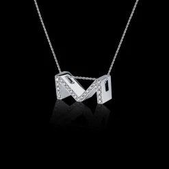 Alphabet Diamond Necklace
