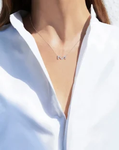 Alphabet Diamond Necklace