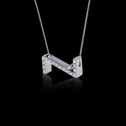 Alphabet Diamond Necklace