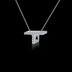 Alphabet Diamond Necklace