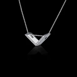 Alphabet Diamond Necklace