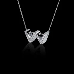 Alphabet Diamond Necklace
