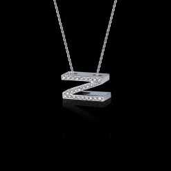 Alphabet Diamond Necklace