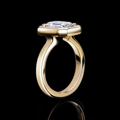 Athena 2.01ct Emerald Diamond Engagement Ring