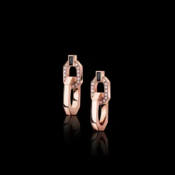 Athena Diamond and Australian Black Sapphire Earrings