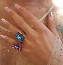 Captivo Ring (Amethyst and Pink Sapphires)