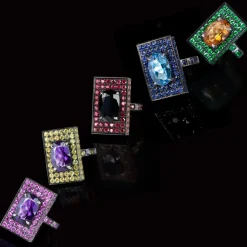 Captivo Ring (Citrine and Tsavorites)