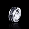 Cubism Australian Black Sapphire Ring (Medium)