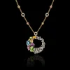 Cubism Colourburst Circular Necklace