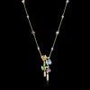 Cubism Colourburst Drop Necklace