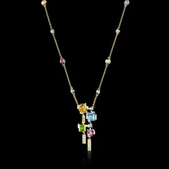Cubism Colourburst Drop Necklace