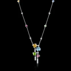 Cubism Colourburst Drop Necklace