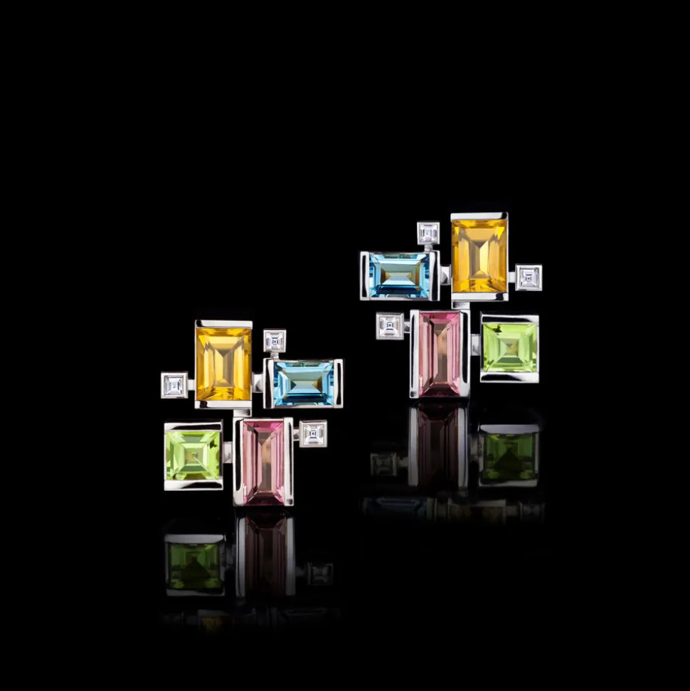 Cubism Colourburst Earrings