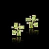 Cubism Colourburst Peridot Earrings