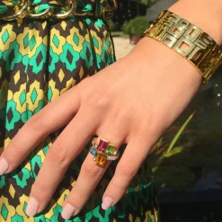 Cubism Colourburst Ring
