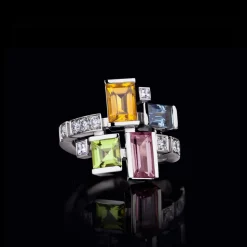 Cubism Colourburst Ring