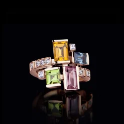 Cubism Colourburst Ring