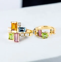Cubism Colourburst Ring (Single row)