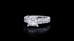 Cubism 2.00ct Princess Cut Diamond Engagement Ring