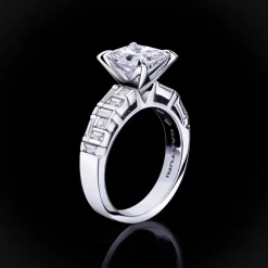 Cubism 2.07ct Princess Cut Diamond Engagement Ring