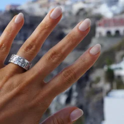 Cubism Diamond Ring (Classic size)