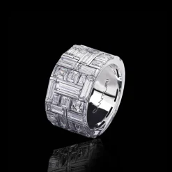 Cubism Diamond Ring (Extra wide)