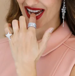 Cubism Diamond Ring (Extra wide)