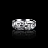 Cubism Domed Diamond Ring