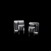 Cubism Earrings (Australian Black Sapphires)