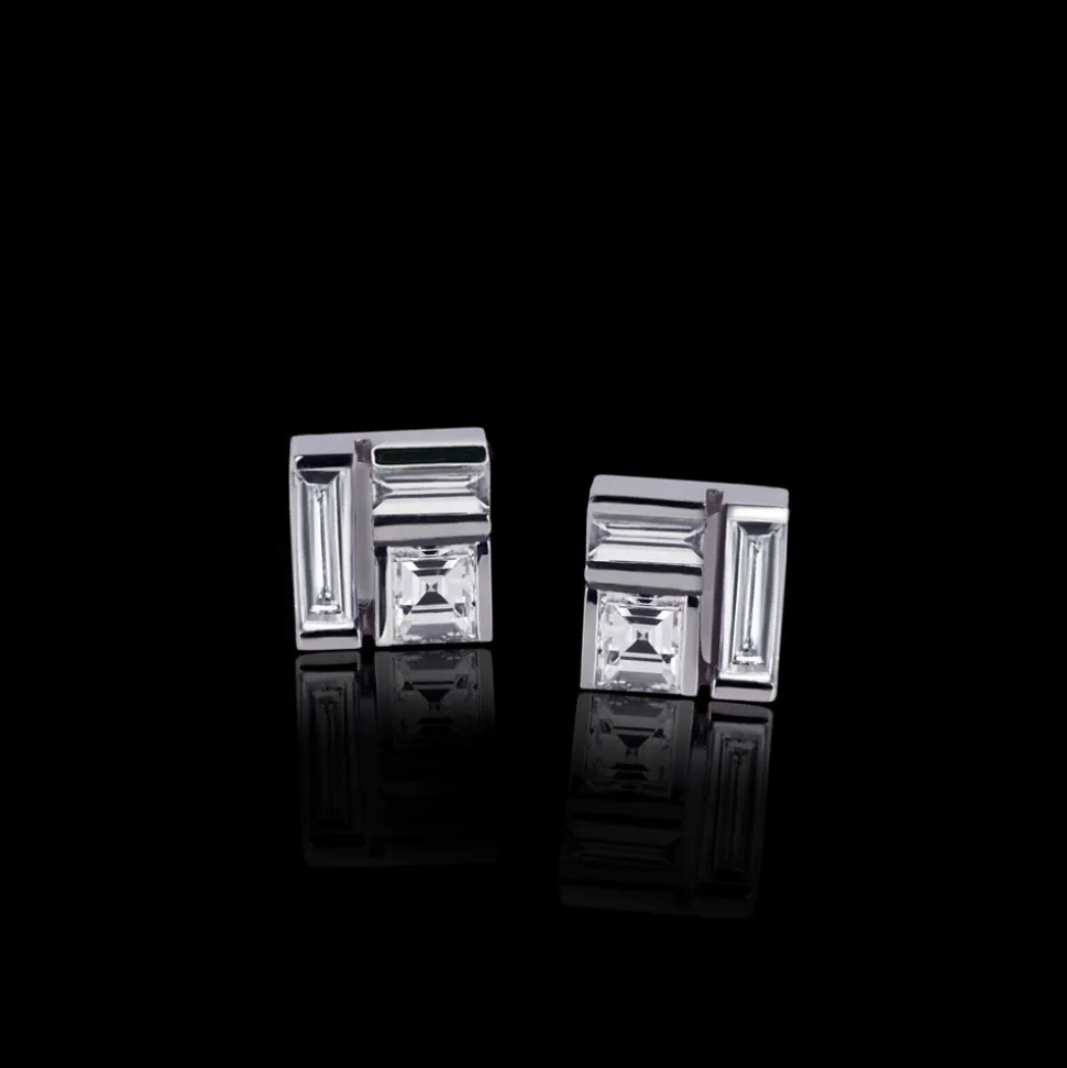 Cubism Earrings (Diamonds)