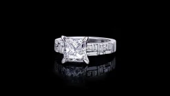 Cubism Engagement Ring | 2.07ct Princess Cut Diamond