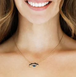 Cubism Eye Necklace