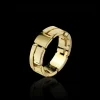Cubism 7mm Gold Ring