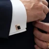 Cubism Onyx Cufflinks