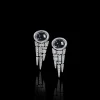 Cubism Pavé Diamond and Australian Black Sapphire Earrings