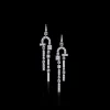 Cubism Pavé Drop Earrings | Diamonds