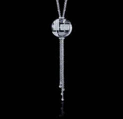 Cubism Pavé Globe Neckpiece