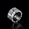 Cubism Pavé 11mm Diamond Ring