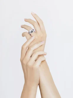 Cubism Pavé 11mm Diamond Ring
