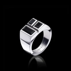 Cubism Signet Ring