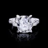 Cubism Upswept 5.01ct Cushion Diamond Engagement Ring