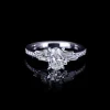 Cubism Upswept Engagement Ring | 1.00ct Oval Diamond