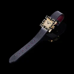 Cubism Watch | Australian Black Sapphire & Diamond Dial