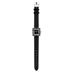 Cubism Watch | Australian Black Sapphire & Black Dial