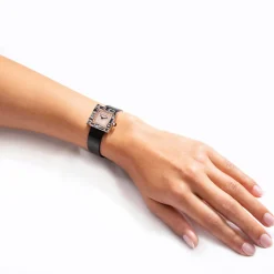 Cubism Watch | Australian Black Sapphire & Diamond Dial