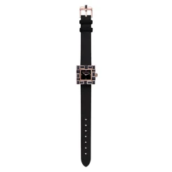 Cubism Watch | Australian Black Sapphire & Black Dial